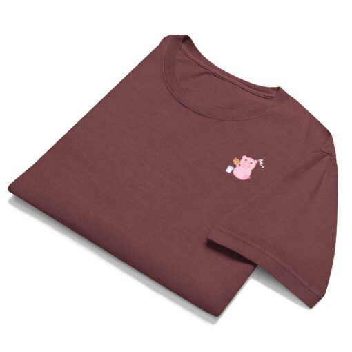 Unisex oversized t-shirt Hungry Pig Cookie - Image 3