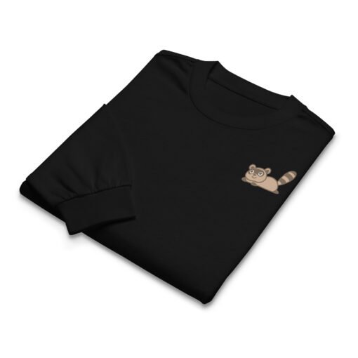 Premium heavyweight long sleeve shirt Raccoon - Image 2