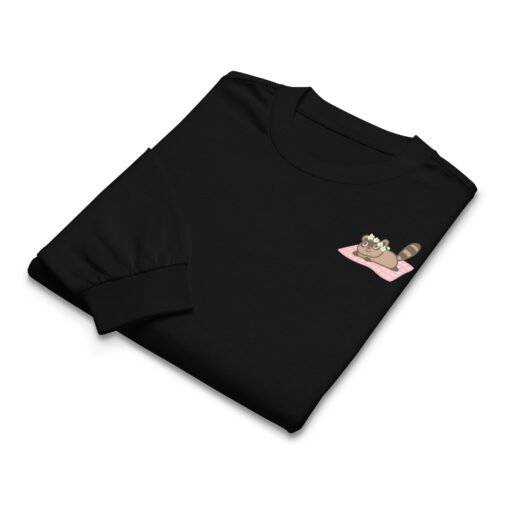Premium heavyweight long sleeve shirt Raccoon Picnic - Image 2