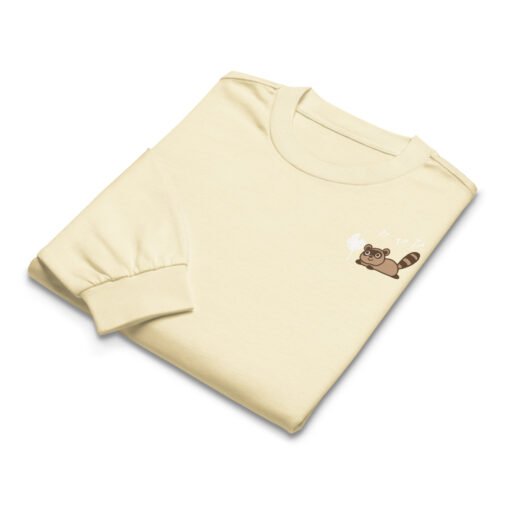 Premium heavyweight long sleeve shirt Raccoon Dandelion - Image 6