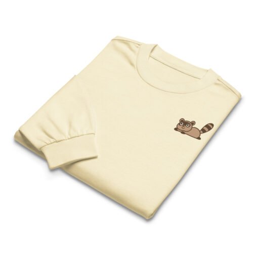 Premium heavyweight long sleeve shirt Raccoon - Image 6