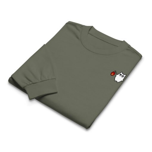 Premium heavyweight long sleeve shirt Little Ghost Lantern - Image 5