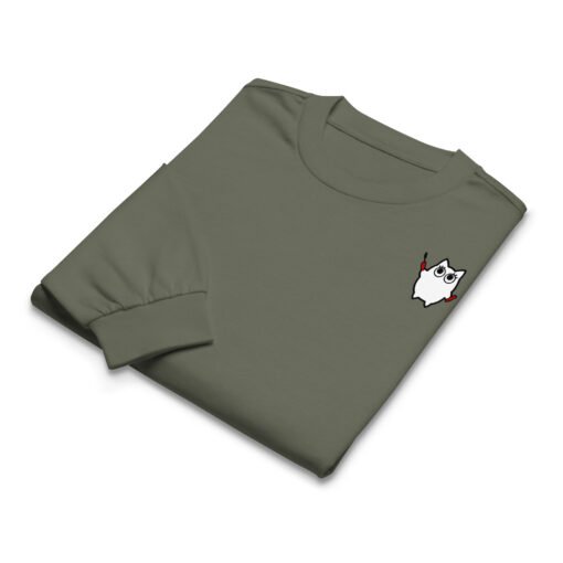 Premium heavyweight long sleeve shirt Little Ghost Makeup - Image 5