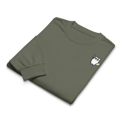Premium heavyweight long sleeve shirt Little Ghost Painting - Image 5