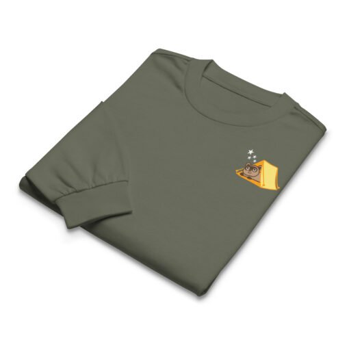Premium heavyweight long sleeve shirt Raccoon Camping - Image 5