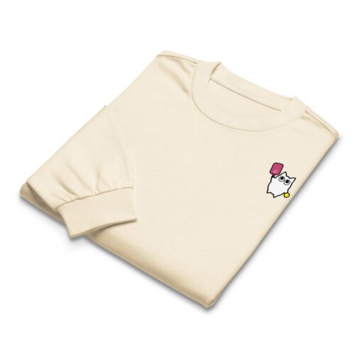 Premium heavyweight long sleeve shirt Little Ghost Pickleball