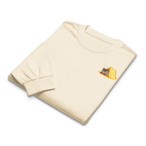 Premium heavyweight long sleeve shirt Raccoon Camping