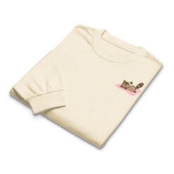 Premium heavyweight long sleeve shirt Raccoon Picnic