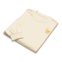 Premium heavyweight long sleeve shirt Orange Cat Laptop
