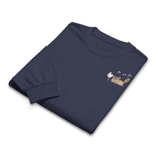 Premium heavyweight long sleeve shirt Raccoon Dandelion - Image 3