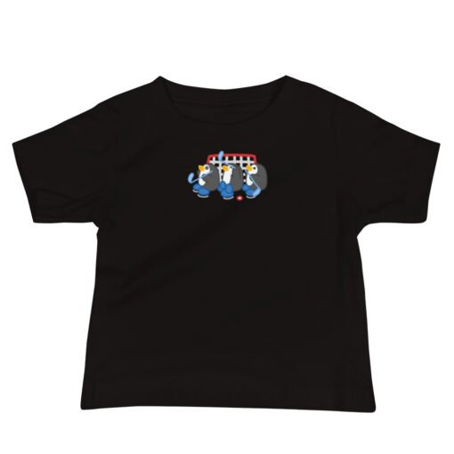 Baby Jersey Short Sleeve Tee Penguin Team Hockey - Image 2