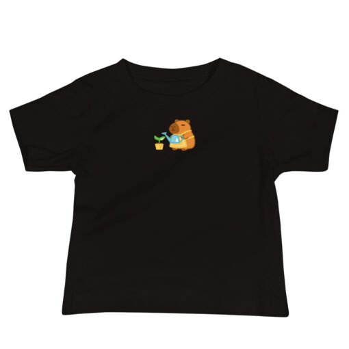 Baby Jersey Short Sleeve Tee Gardening Capybara - Image 2