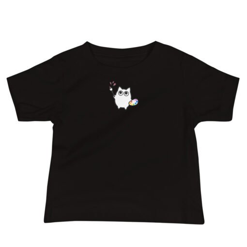 Baby Jersey Short Sleeve Tee Little Ghost Painting - Image 2