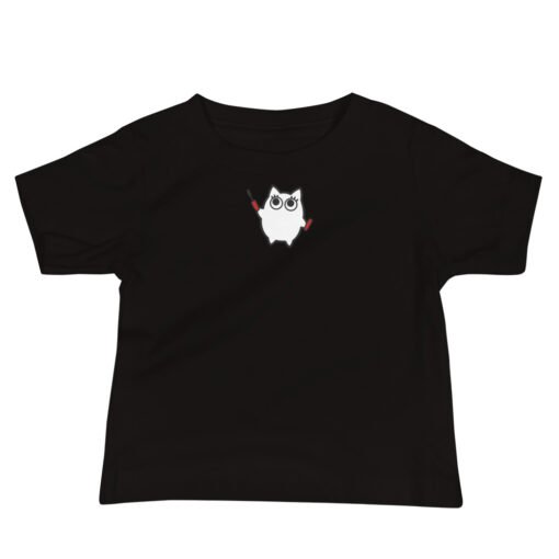 Baby Jersey Short Sleeve Tee Little Ghost Makeup - Image 2