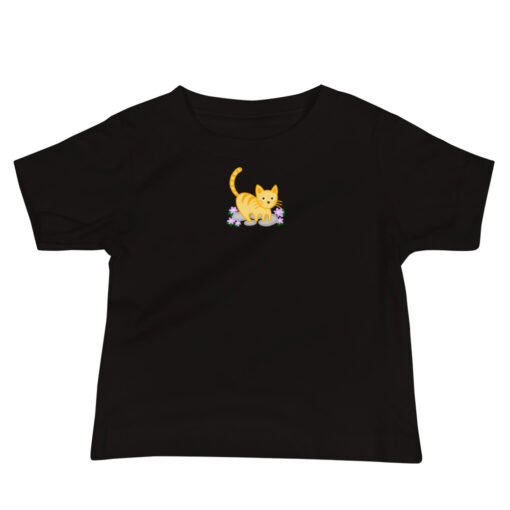 Baby Jersey Short Sleeve Tee Orange Cat Outdoor - Image 2