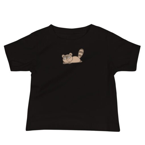 Baby Jersey Short Sleeve Tee Raccoon - Image 2