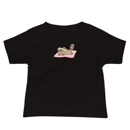 Baby Jersey Short Sleeve Tee Raccoon Picnic - Image 2