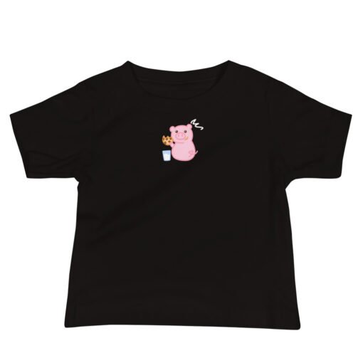 Baby Jersey Short Sleeve Tee Hungry Pig Cookie - Image 2