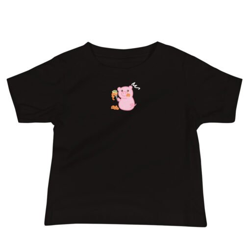 Baby Jersey Short Sleeve Tee Hungry Pig Spaghetti - Image 2