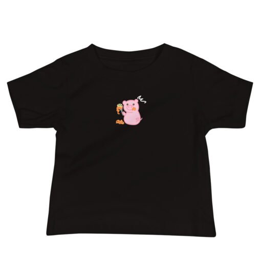 Baby Jersey Short Sleeve Tee Hungry Pig Spaghetti - Image 2