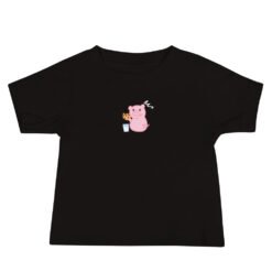 Alternative view of Baby Jersey Short Sleeve Tee Hungry Pig Cookie