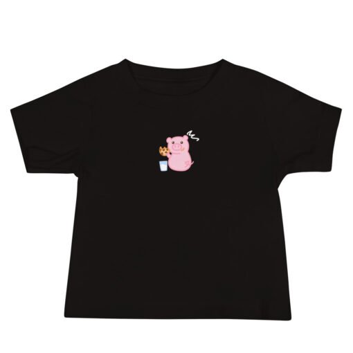 Baby Jersey Short Sleeve Tee Hungry Pig Cookie - Image 2