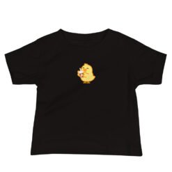 Alternative view of Baby Jersey Short Sleeve Tee Baby Chick Coffee
