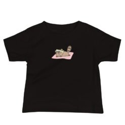 Alternative view of Baby Jersey Short Sleeve Tee Raccoon Picnic