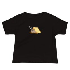Alternative view of Baby Jersey Short Sleeve Tee Raccoon Camping