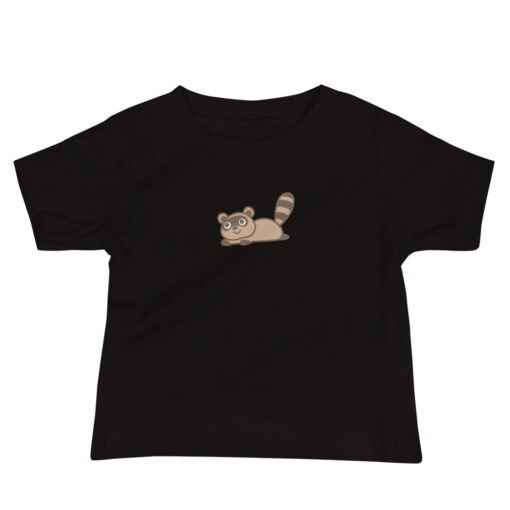 Baby Jersey Short Sleeve Tee Raccoon - Image 2