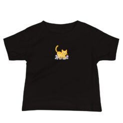 Alternative view of Baby Jersey Short Sleeve Tee Orange Cat Outdoor