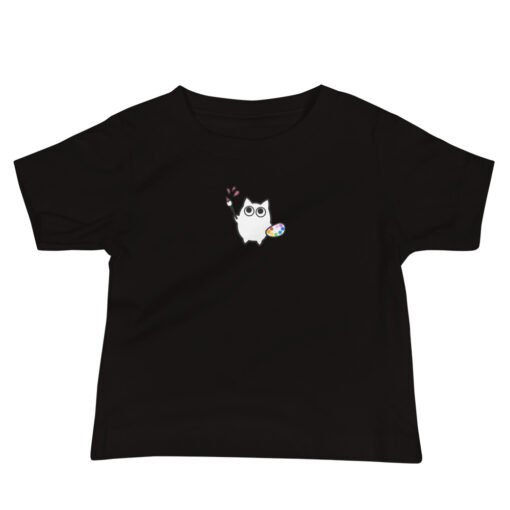 Baby Jersey Short Sleeve Tee Little Ghost Painting - Image 2