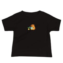Alternative view of Baby Jersey Short Sleeve Tee Gardening Capybara