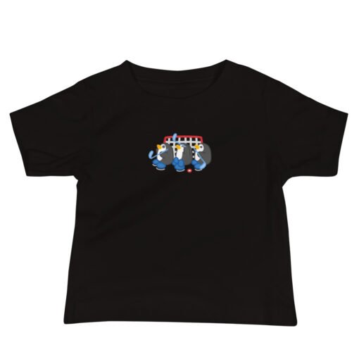 Baby Jersey Short Sleeve Tee Penguin Team Hockey - Image 2