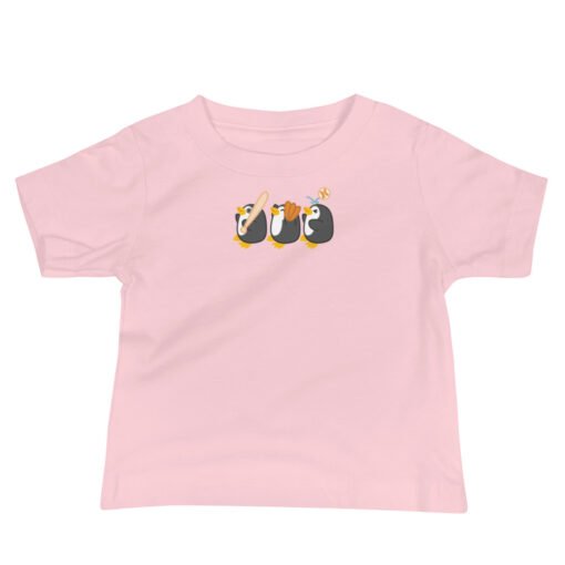 Baby Jersey Short Sleeve Tee Penguin Team Baseball - Image 3