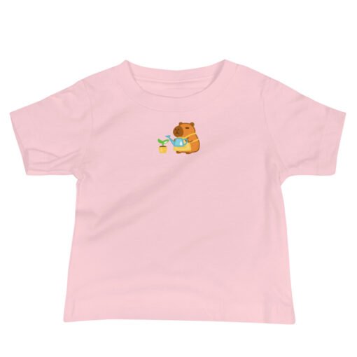 Baby Jersey Short Sleeve Tee Gardening Capybara - Image 3
