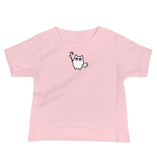 Baby Jersey Short Sleeve Tee Little Ghost Painting - Image 3