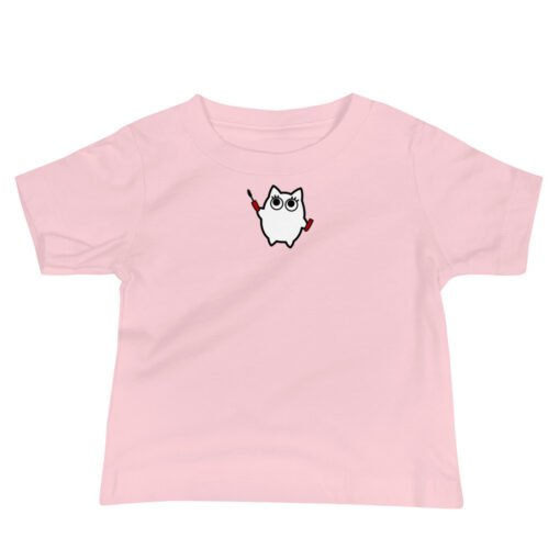 Baby Jersey Short Sleeve Tee Little Ghost Makeup - Image 3