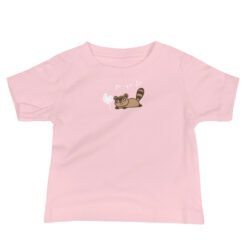 Baby Jersey Short Sleeve Tee Raccoon Dandelion