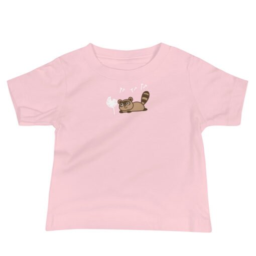 Baby Jersey Short Sleeve Tee Raccoon Dandelion