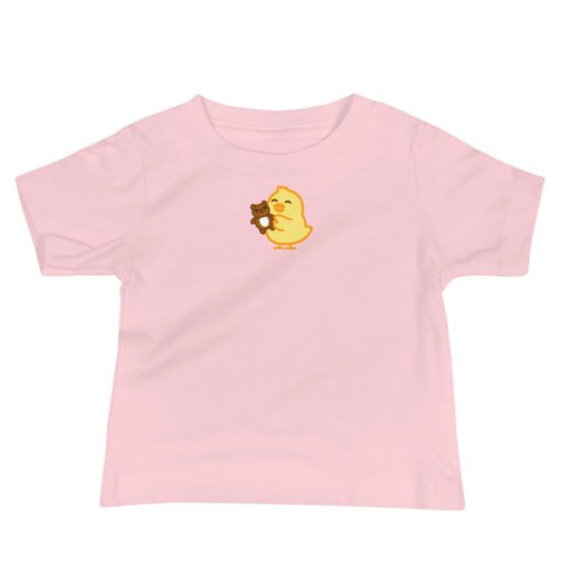Baby Jersey Short Sleeve Tee Baby Chick Teddybear - Image 3