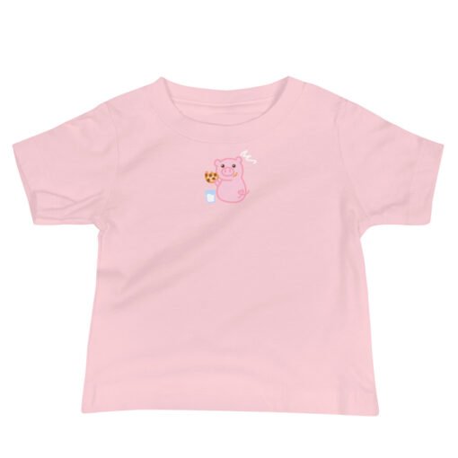Baby Jersey Short Sleeve Tee Hungry Pig Cookie - Image 3