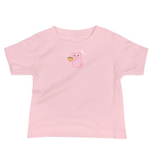 Baby Jersey Short Sleeve Tee Hungry Pig Hamburger - Image 3