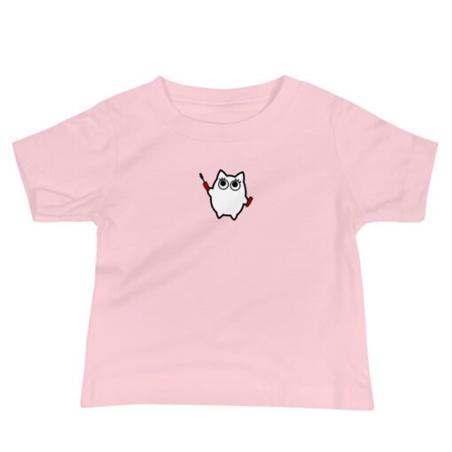 Baby Jersey Short Sleeve Tee Little Ghost Makeup - Image 3
