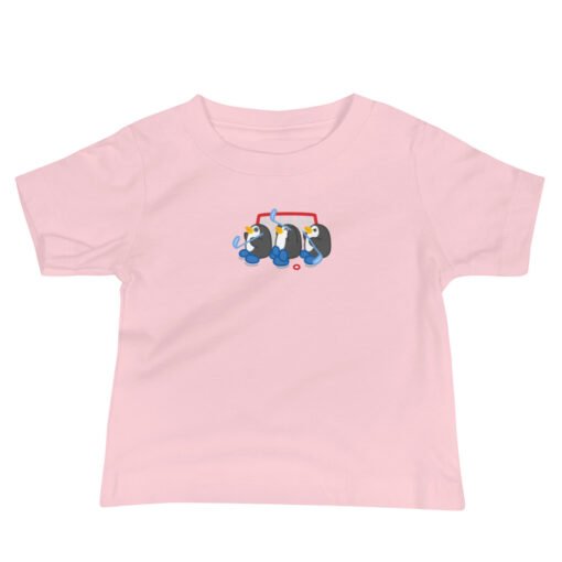 Baby Jersey Short Sleeve Tee Penguin Team Hockey - Image 3