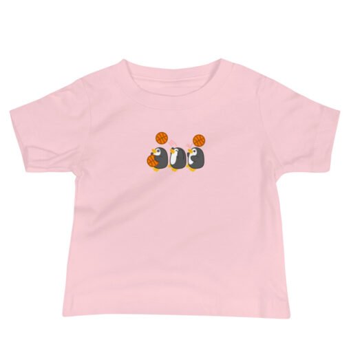 Baby Jersey Short Sleeve Tee Penguin Team Basketball - Image 3