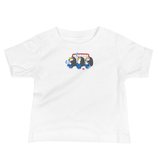 Baby Jersey Short Sleeve Tee Penguin Team Hockey