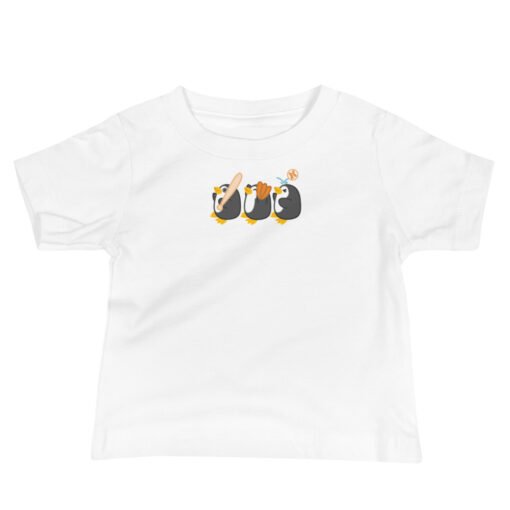 Baby Jersey Short Sleeve Tee Penguin Team Baseball