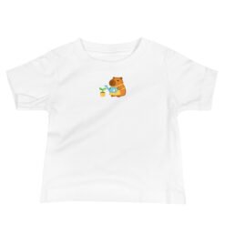 Baby Jersey Short Sleeve Tee Gardening Capybara