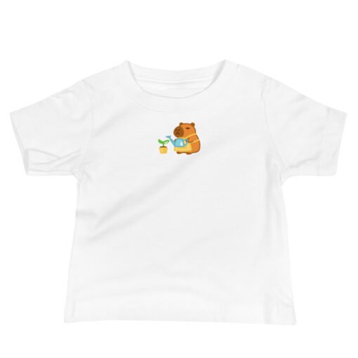 Baby Jersey Short Sleeve Tee Gardening Capybara